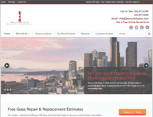 Tablet Screenshot of beaconhillglass.com